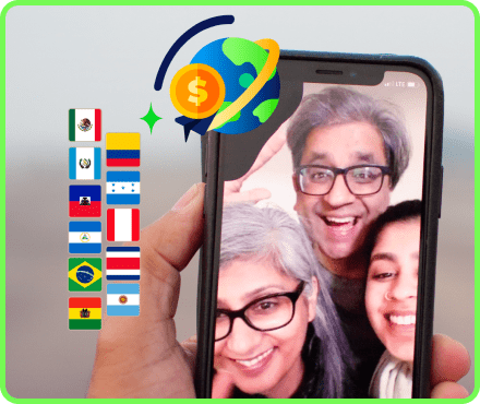 Envía remesas de dinero a México y LATAM